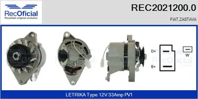 Alternador Fiat 127 · Fiat 128 Coupe · Fiat 128