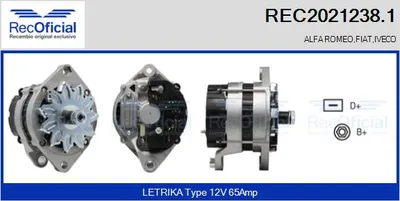 Alternador Fiat 131 · Fiat 131 Familiare/Panorama · Fiat CROMA