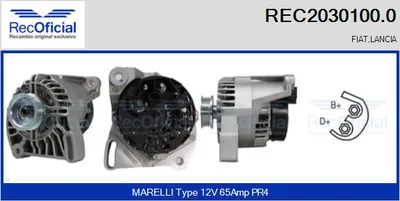 Alternador Fiat PANDA · Fiat PUNTO · Fiat PUNTO Convertible