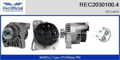 Alternador Fiat PANDA · Fiat PUNTO · Fiat PUNTO Convertible