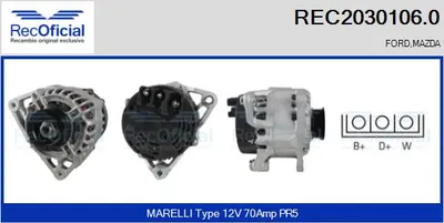 Alternador Ford ESCORT VI · Ford ESCORT VI Saloon · Ford ESCORT VI Turnier