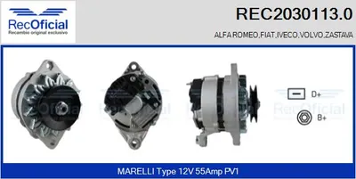 Alternador Fiat 127 · Fiat 128 Coupe · Fiat 128