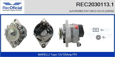 Alternador Fiat 127 · Fiat 128 Coupe · Fiat 128
