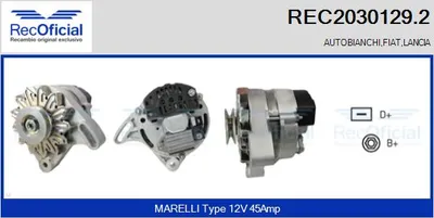Alternador Fiat PANDA · Fiat TIPO · Fiat UNO