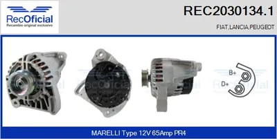 Alternador Fiat PUNTO · Fiat PUNTO Convertible · Peugeot EXPERT Platform/Chassis