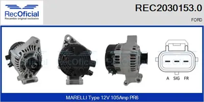 Alternador Ford FOCUS I · Ford FOCUS I Turnier · Ford FOCUS I Saloon