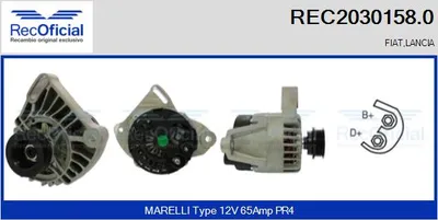 Alternador Fiat PUNTO · Fiat PUNTO Convertible · Fiat BRAVA
