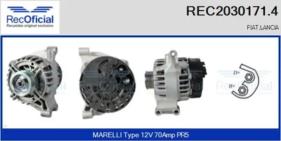 Alternador Fiat PALIO · Fiat PALIO Weekend · Lancia Y