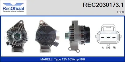Alternador Ford FOCUS I · Ford FOCUS I Turnier · Ford FOCUS I Saloon