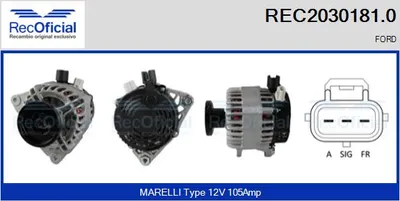 Alternador Ford FOCUS C-MAX · Ford FOCUS II · Ford FOCUS II Turnier