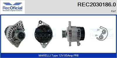 Alternador Fiat BRAVA · Fiat BRAVO I · Fiat PALIO Weekend
