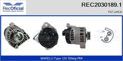 Alternador Fiat PANDA · Fiat PUNTO · Fiat PALIO