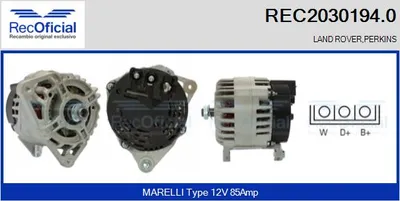 Alternador Land Rover 110/127