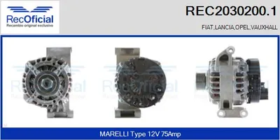 Alternador Fiat STRADA Pickup · Fiat PUNTO · Opel AGILA