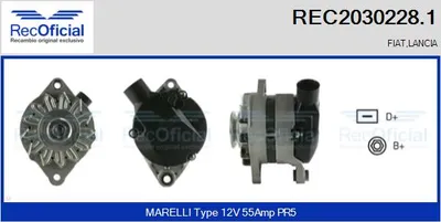 Alternador Fiat CROMA · Lancia DEDRA · Lancia DELTA II