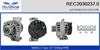Alternador Opel ASTRA H · Opel ASTRA H Estate · Opel TIGRA TwinTop