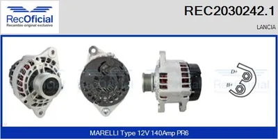 Alternador Lancia THESIS