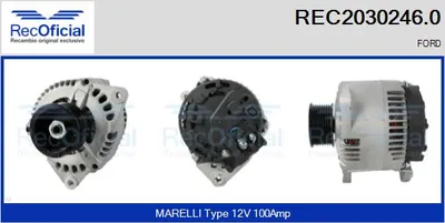 Alternador Ford TRANSIT Bus · Ford TRANSIT Van · Ford TRANSIT Platform/Chassis