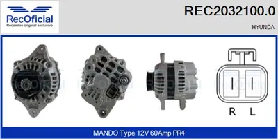 Alternador Hyundai ATOS