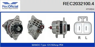 Alternador Hyundai ATOS