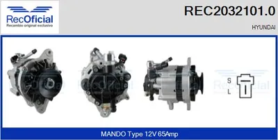 Alternador Hyundai H100 Bus · Hyundai H100 Van