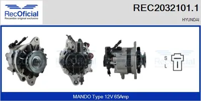 Alternador Hyundai H100 Bus · Hyundai H100 Van