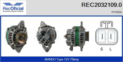 Alternador Hyundai H100 Bus