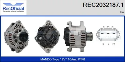 Alternador Kia SORENTO II