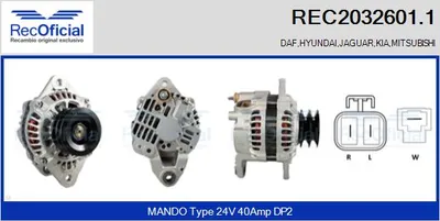 Alternador Jaguar E-TYPE Convertible · Daf 33 · Daf 44
