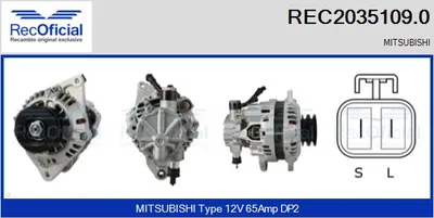 Alternador Mitsubishi L 300 III Bus · Mitsubishi L 300 III Van · Mitsubishi L 300 III Platform/Chassis