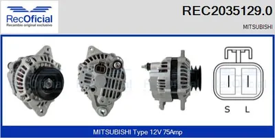 Alternador Mitsubishi PAJERO II