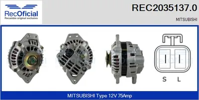 Alternador Mitsubishi L 300 III Bus · Mitsubishi PAJERO II · Mitsubishi L 300 III Van
