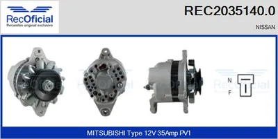 Alternador Nissan SUNNY · Nissan CHERRY II Traveller · Nissan SUNNY Traveller