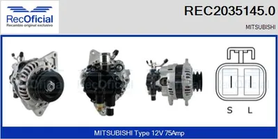 Alternador Mitsubishi L 300 III Bus · Mitsubishi LANCER V Station Wagon · Mitsubishi L 300 III Van