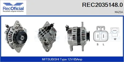 Alternador Mazda MX-5 I · Mazda 323 F IV · Mazda 323 C IV