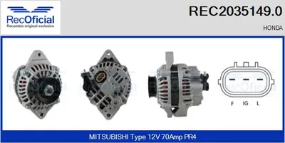 Alternador Honda CIVIC V Coupe · Honda CIVIC VI Hatchback · Honda CIVIC VI Saloon