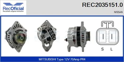 Alternador Nissan 300ZX