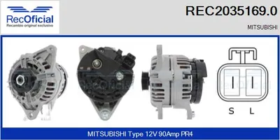 Alternador Mitsubishi CARISMA · Mitsubishi CARISMA Saloon
