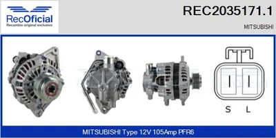 Alternador Mitsubishi PAJERO CLASSIC