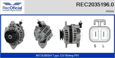 Alternador Nissan ALMERA II Hatchback · Nissan X-TRAIL I · Nissan X-TRAIL II