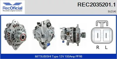 Alternador Suzuki JIMNY Closed Off-Road Vehicle