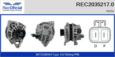 Alternador Mazda 3 · Mazda 3 Saloon