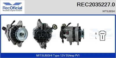Alternador Mitsubishi L 300 / DELICA II Bus · Mitsubishi GALANT IV · Mitsubishi L 300 / DELICA II Van