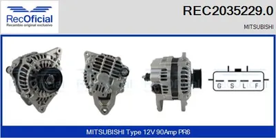 Alternador Mitsubishi SPACE RUNNER