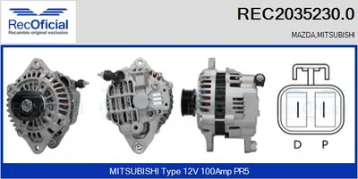 Alternador Mazda RX-8