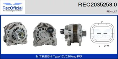 Alternador Renault VEL SATIS · Renault ESPACE IV