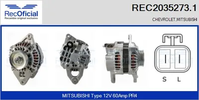 Alternador Mitsubishi L200 · Mitsubishi L400 Bus