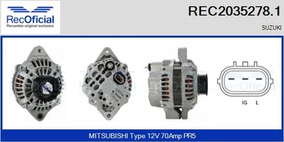 Alternador Suzuki VITARA · Suzuki BALENO Hatchback · Suzuki BALENO