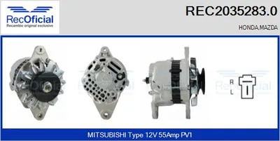 Alternador Mazda 929 I · Mazda RX-7 I · Mazda 929 II Coupe