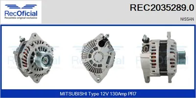 Alternador Nissan MURANO II